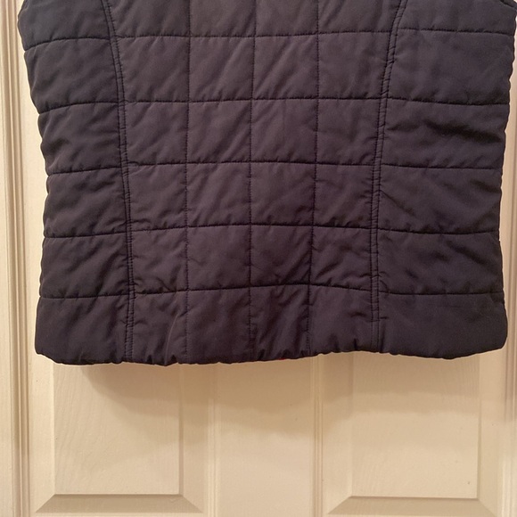 Lauren Ralph Lauren Quilted Vest Black Red Collar & Zipper Pockets WM SZ L - Picture 10 of 14